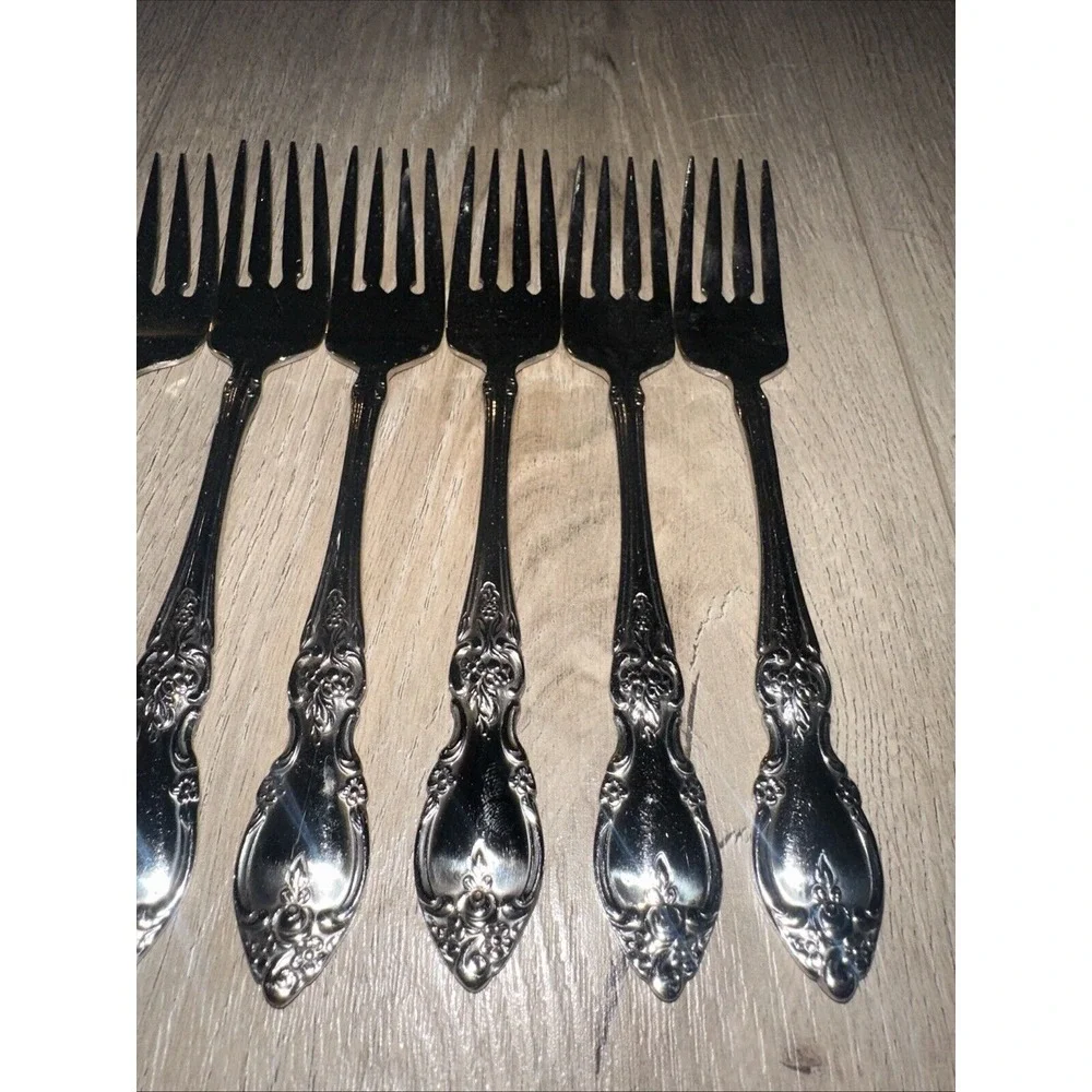Oneida Community LOUISIANA 7 Salad Forks‎ 6-3/4